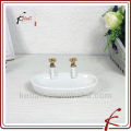 white glaze ceramic bathroom accessories soap dish